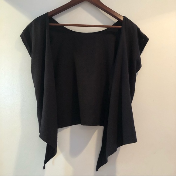 Elizabeth Suzann Maxine Tie Crop Silk Noil, Size Small - Picture 9 of 14